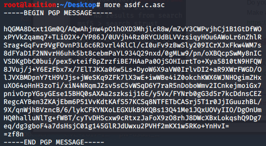 asdf.c.asc加密后的文件内容